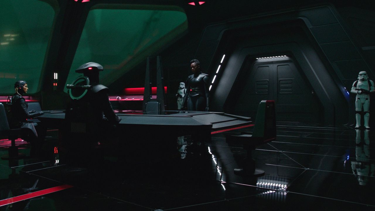 Empire soldiers meeting in Obi-Wan Kenobi