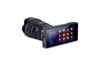 Okay, the Yongnuo YN450 has smartphone-style menus… but it's also a wacky Frankenstein camera