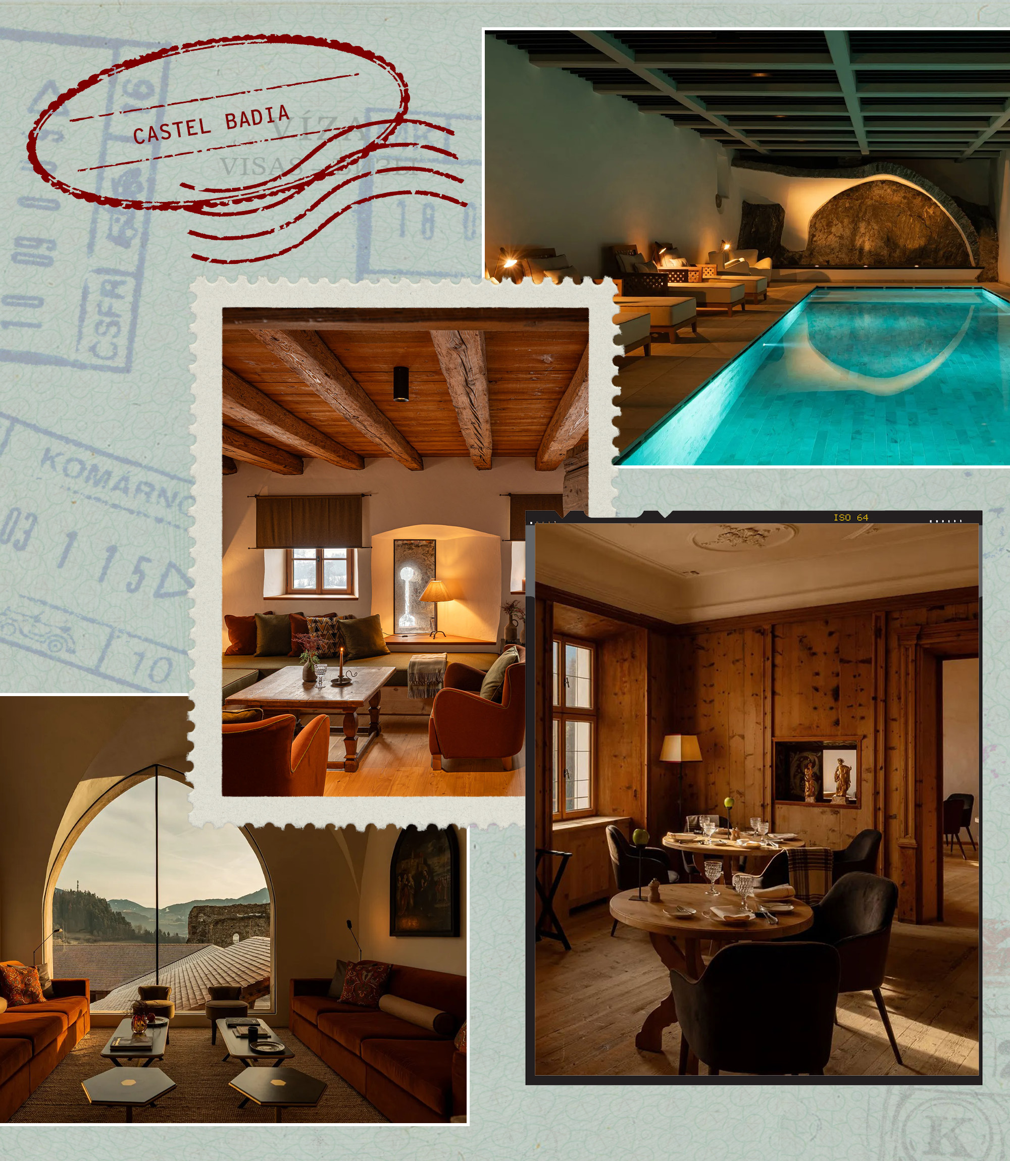 Collage of Castel Badia.