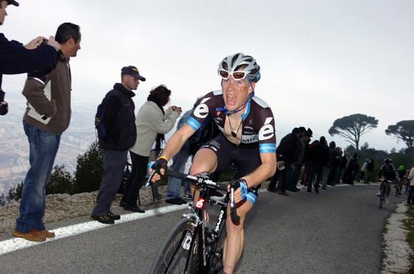 Andrew Talansky made a fine debut for Garmin - Cervelo, narrowly missing the final podium.