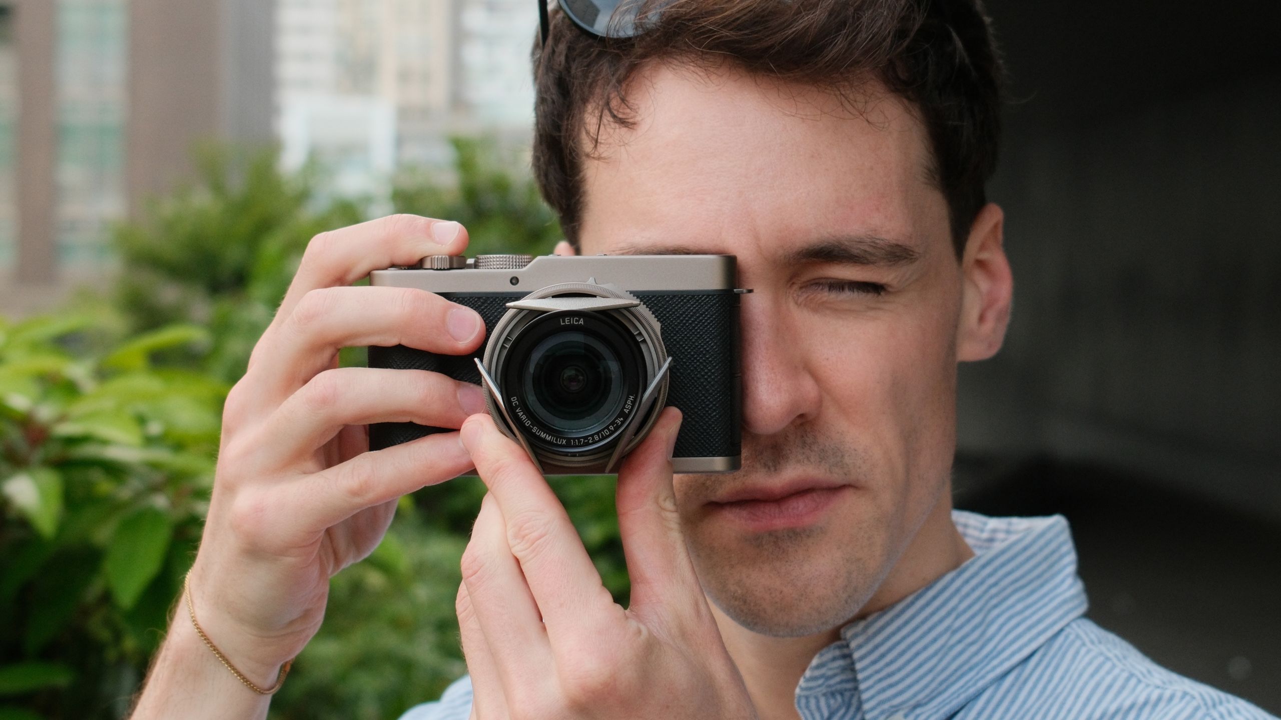 Panasonic's Lumix L10 offers a retro design