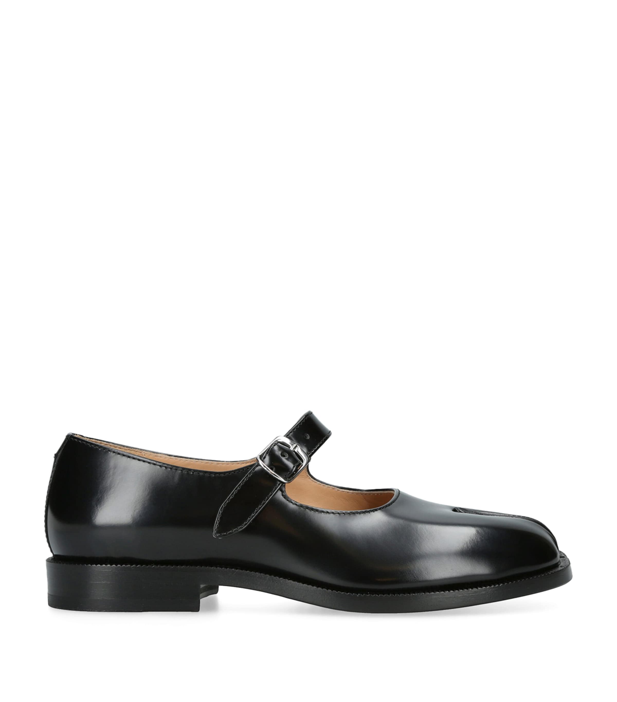 Leather Tabi Mary Jane Shoes