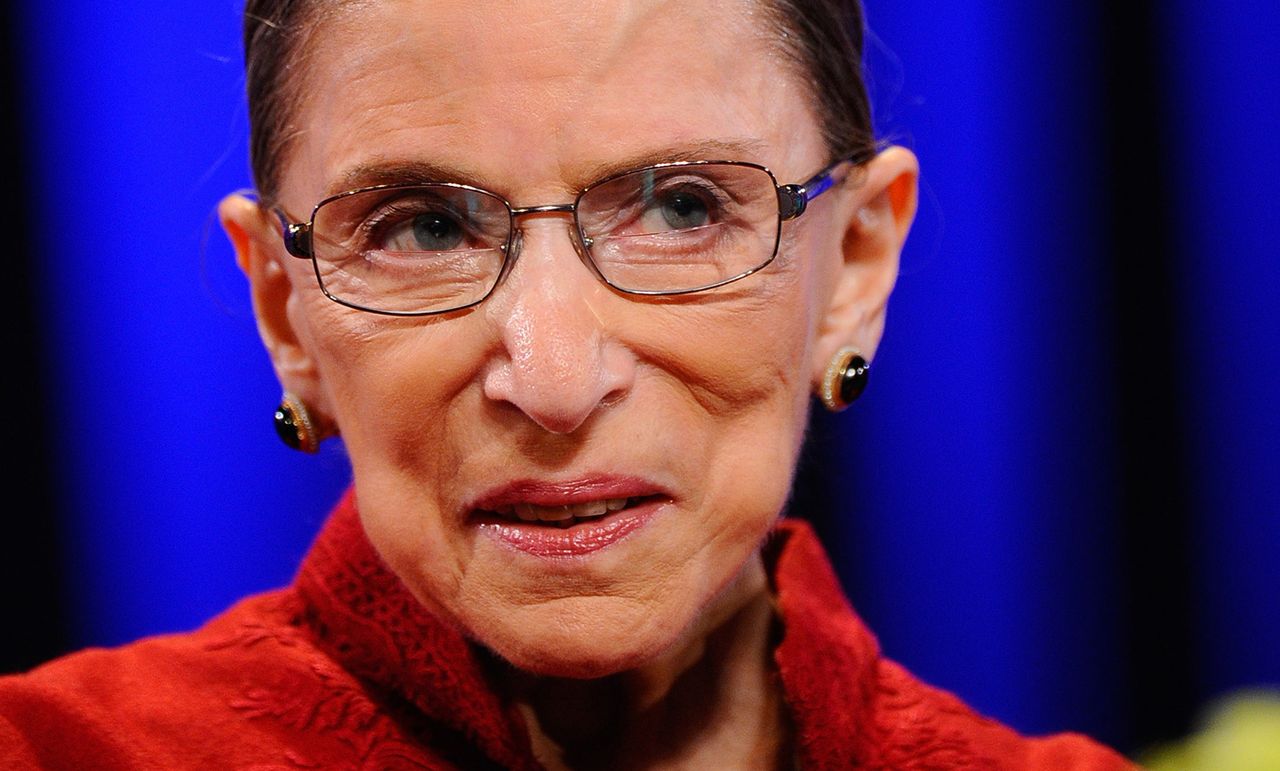 Justice Ruth Bader Ginsburg.