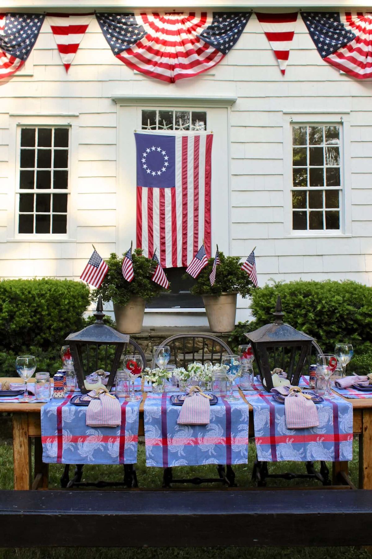 Decoração do Dia da Independência dos Estados Unidos