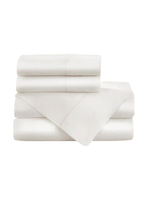 Soprano Sateen Sheet Set in Platinum