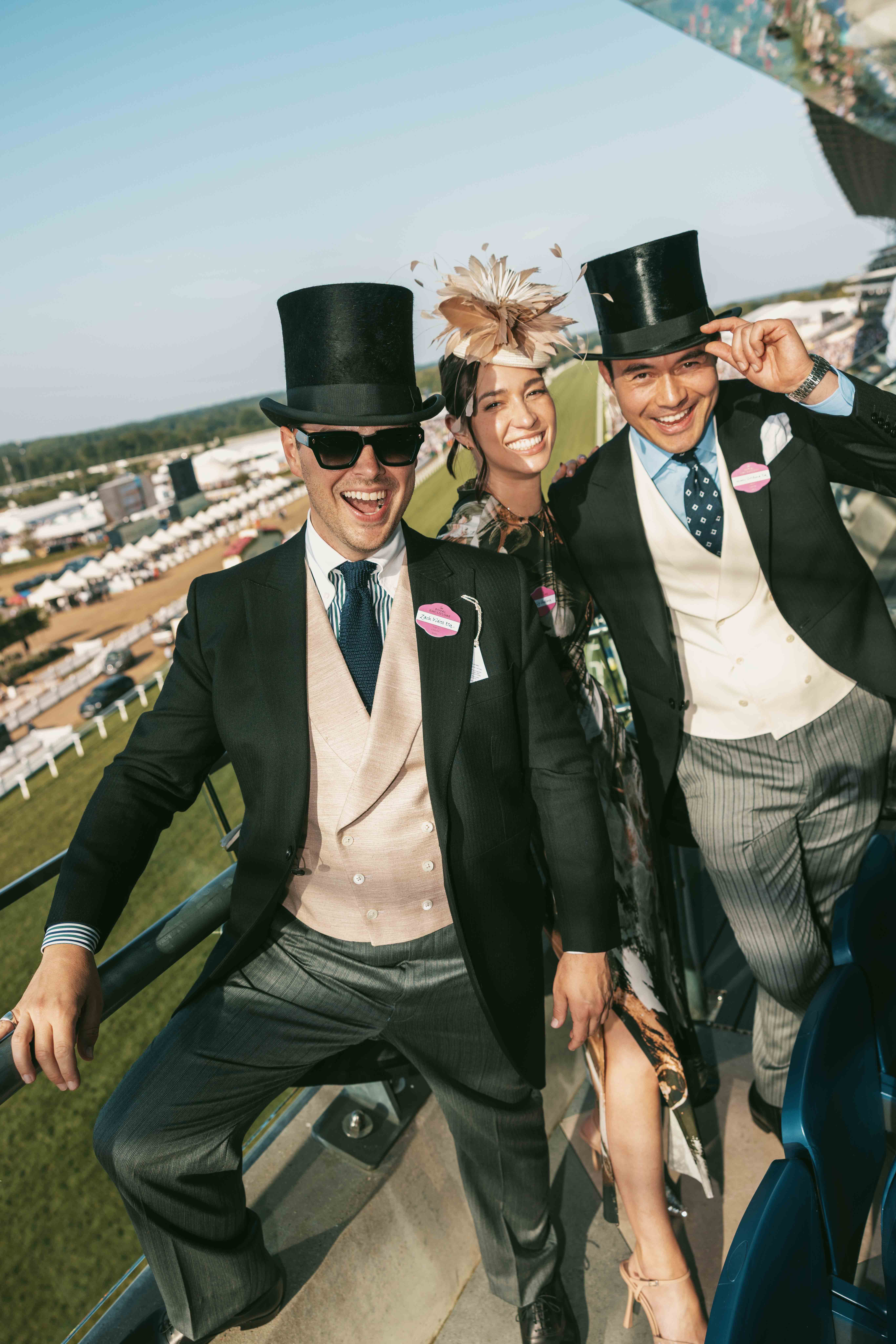 People at Royal Ascot in morning dress