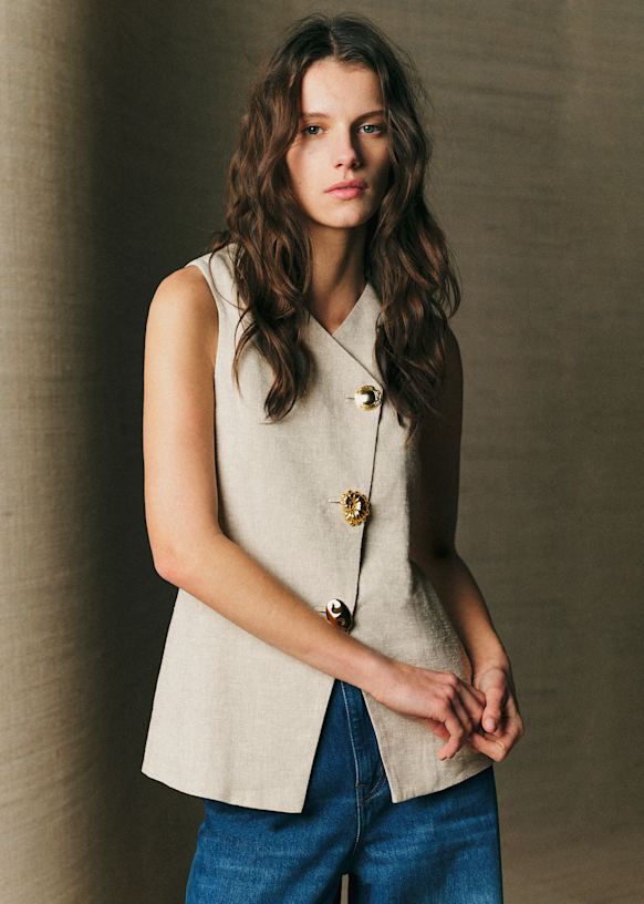 Rodayna Jacket - Natural Beige - Viscose - Sézane