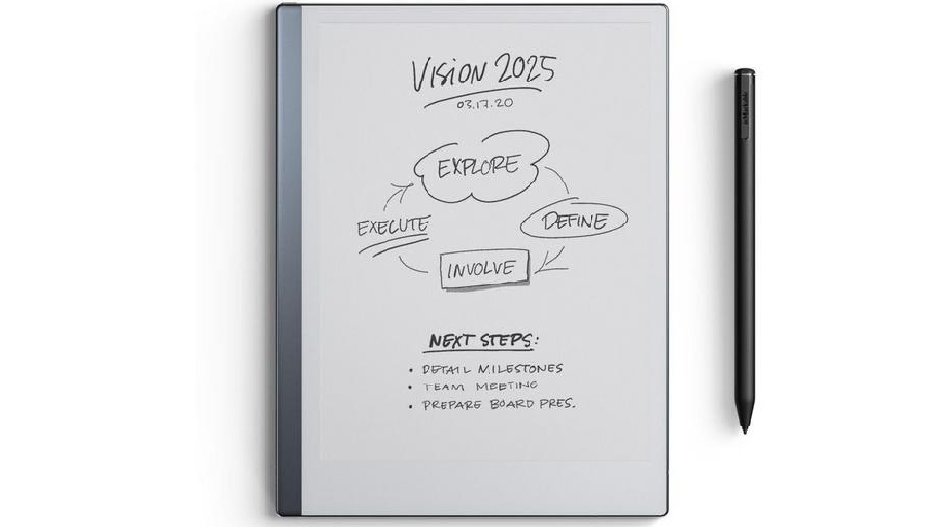 Product shot of ReMarkable 2, one of the best e-ink tablets