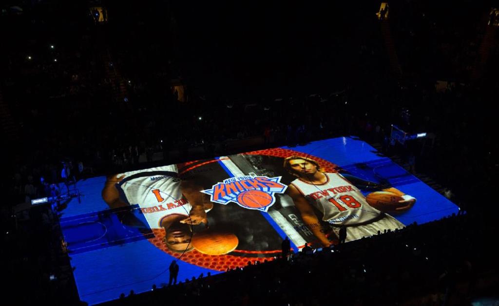 WorldStage Video Projection in Madison Square Garden