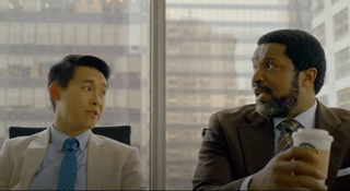 Roger Cross and Cardi Wong in Heatwave