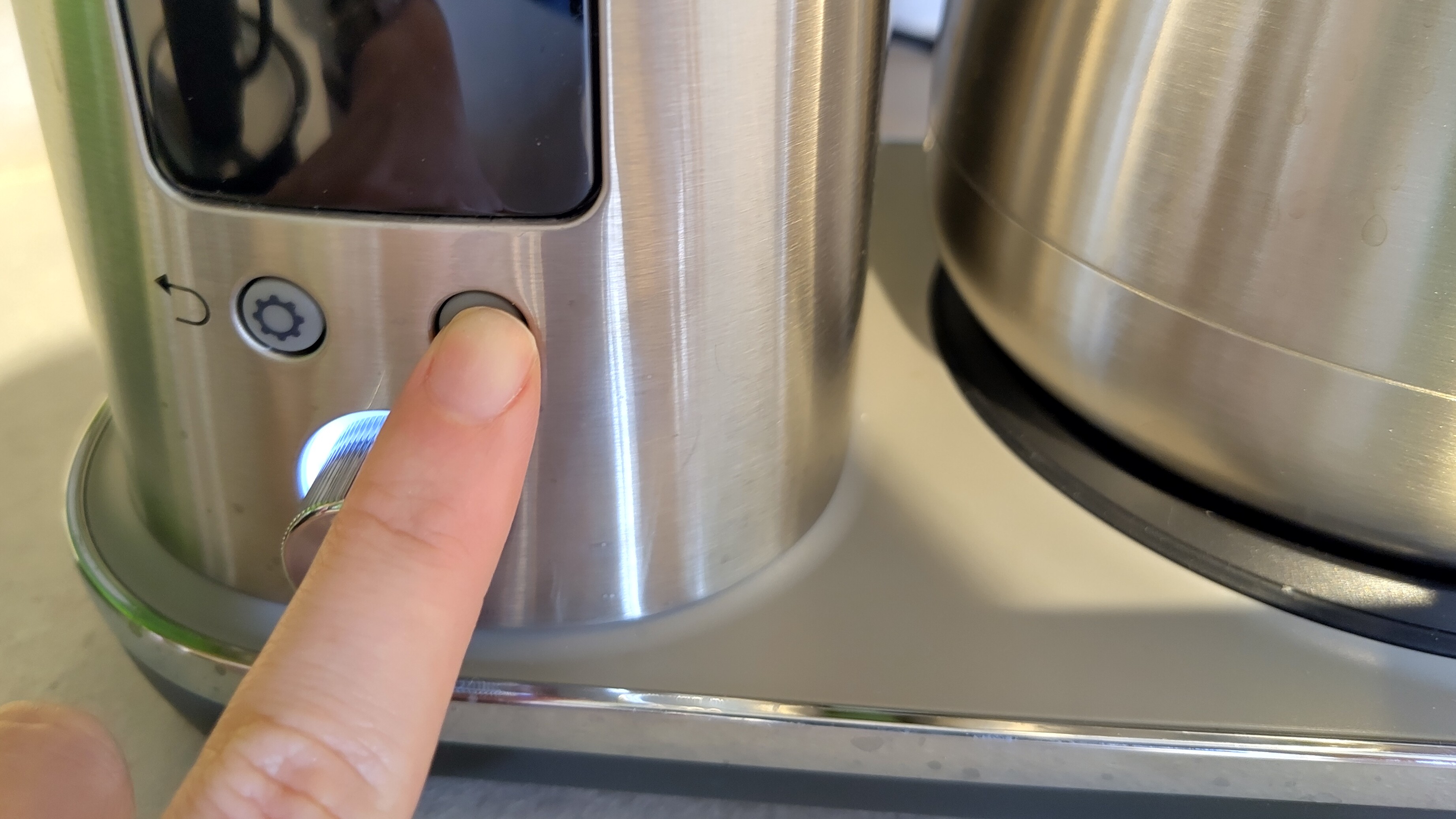 Setting delayed start on Sage Luxe Brewer Thermal