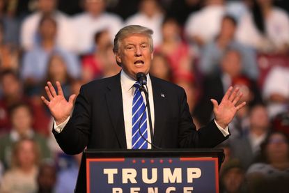 Donald Trump campaigns in Florida