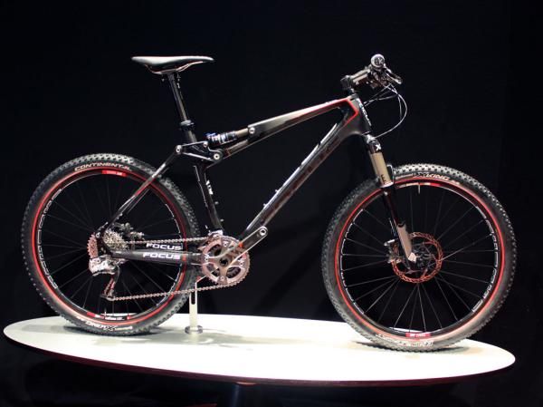 Focus's new FSL range of carbon full-suspension bikes builds on the existing First platform but with lighter weights and a more cross-country oriented 100mm of travel.