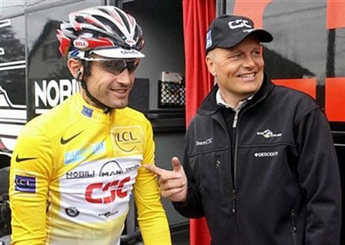 Bjarne and Bobby hang out at Paris-Nice