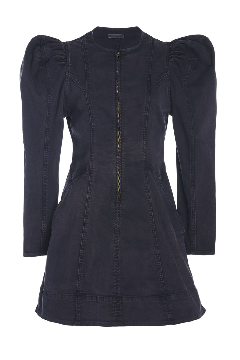 Ulla Johnson Wren Stretch Denim Dress 