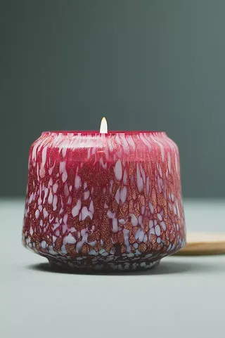 By Anthropologie Gourmand Sweet Tonka & Vanilla Glass Jar Candle