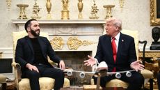 El Salvador's president Nayib Bukele and President Donald Trump in Oval Office