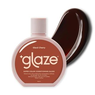 Glaze Super Gloss Colour Conditioning Hair Gloss – Like a Tinted Moisturiser for Vibrant Red/auburn Hair – Boosts Colour, Repairs the Look of Damage & Adds Mirror Shine – Glace Cherry, 190 Ml