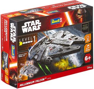 This Millennium Falcon Kit requires no paint or glue