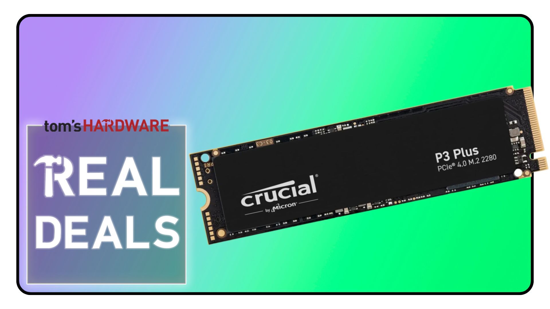 4TB Crucial P3 Plus SSD is down to 5 cents per GB, for a limited