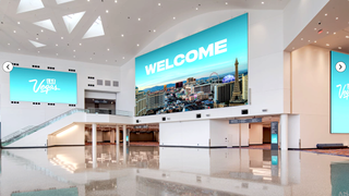 Renovated Las Vegas Convention Center interior