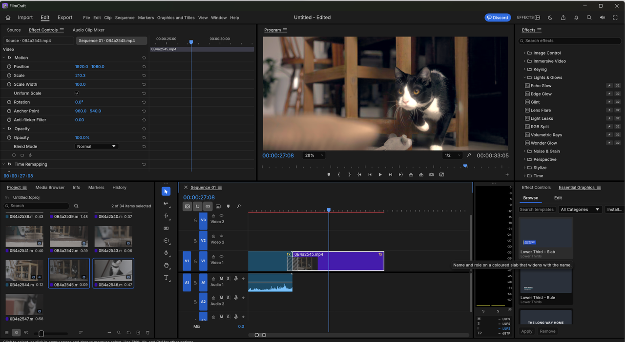 FilmCraft UI
