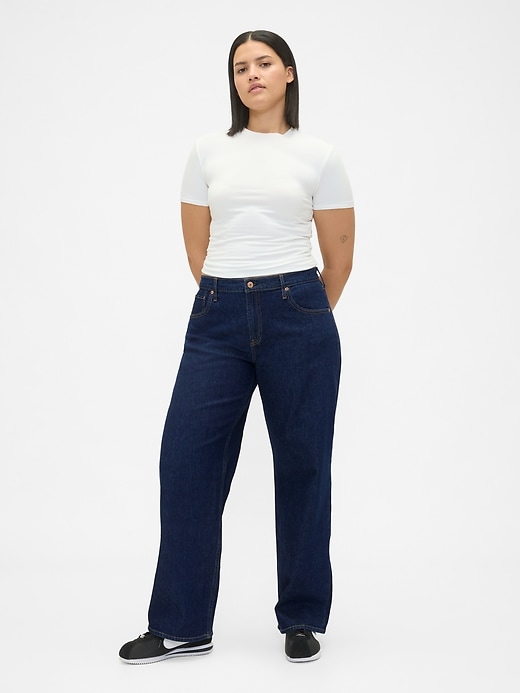Low Rise &#039;90s Loose Jeans