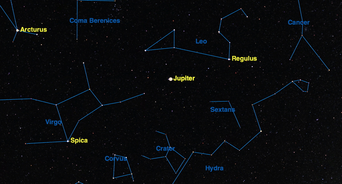 Jupiter Reaches Opposition, March 2016