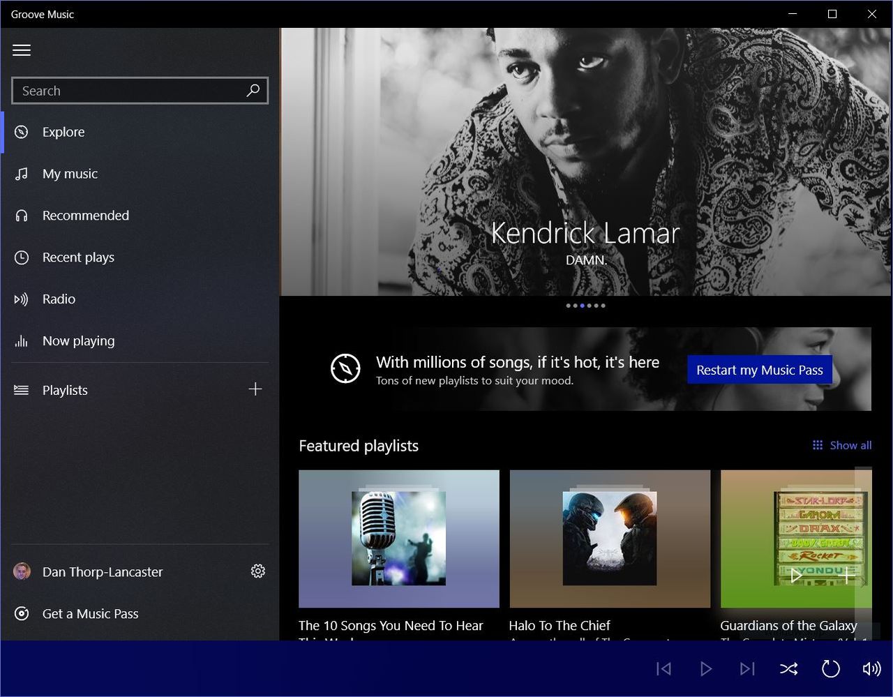 Groove Music production update brings NEON blur, music video support to PC