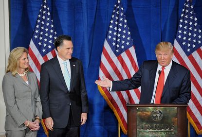 Donald Trump just released an attack ad against Mitt Romney