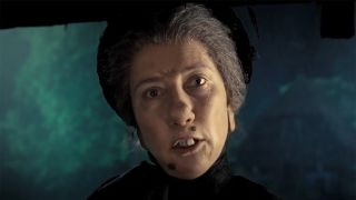 Emma Thompson in Nanny McPhee.