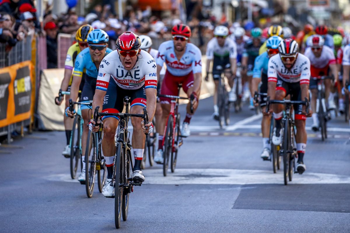Alexander Kristoff won the battle of the sprinters at Milan-San Remo 2019