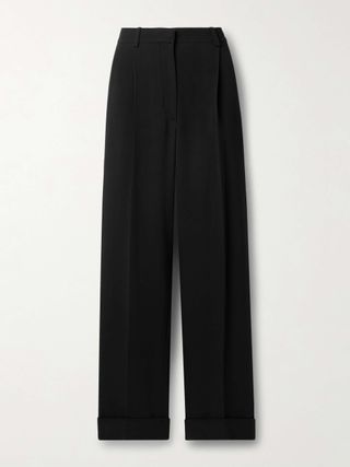 Tor Pleated Cady Wide-Leg Pants