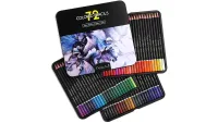 Product shot of some of the best coloured pencils, from Magicfly