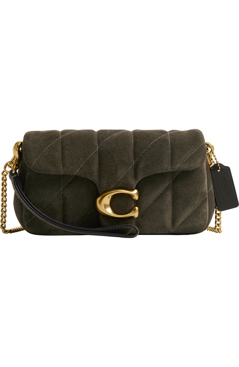 Tabby 19 Quilted Suede Crossbody Bag