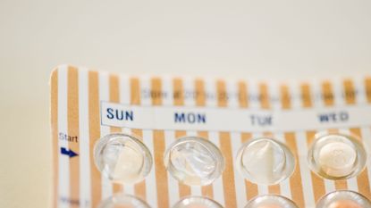 Pack of birth control pills