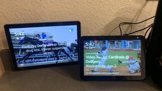The Amazon Fire HD 10 (2021) and Echo Show 8