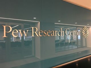 Pew Research Center office sign