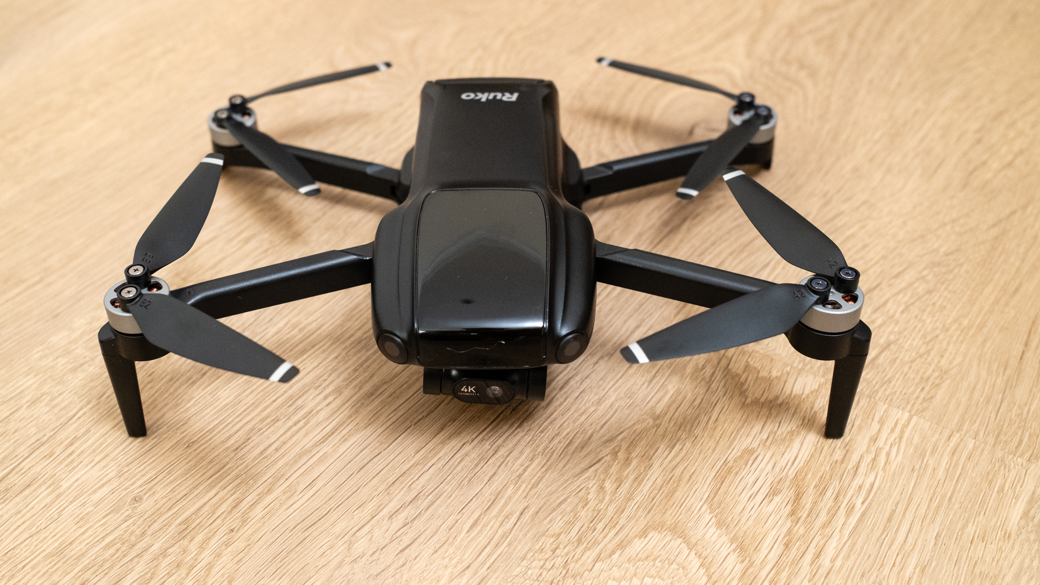 Ruko U11MINI 4K front view unfolded for flight