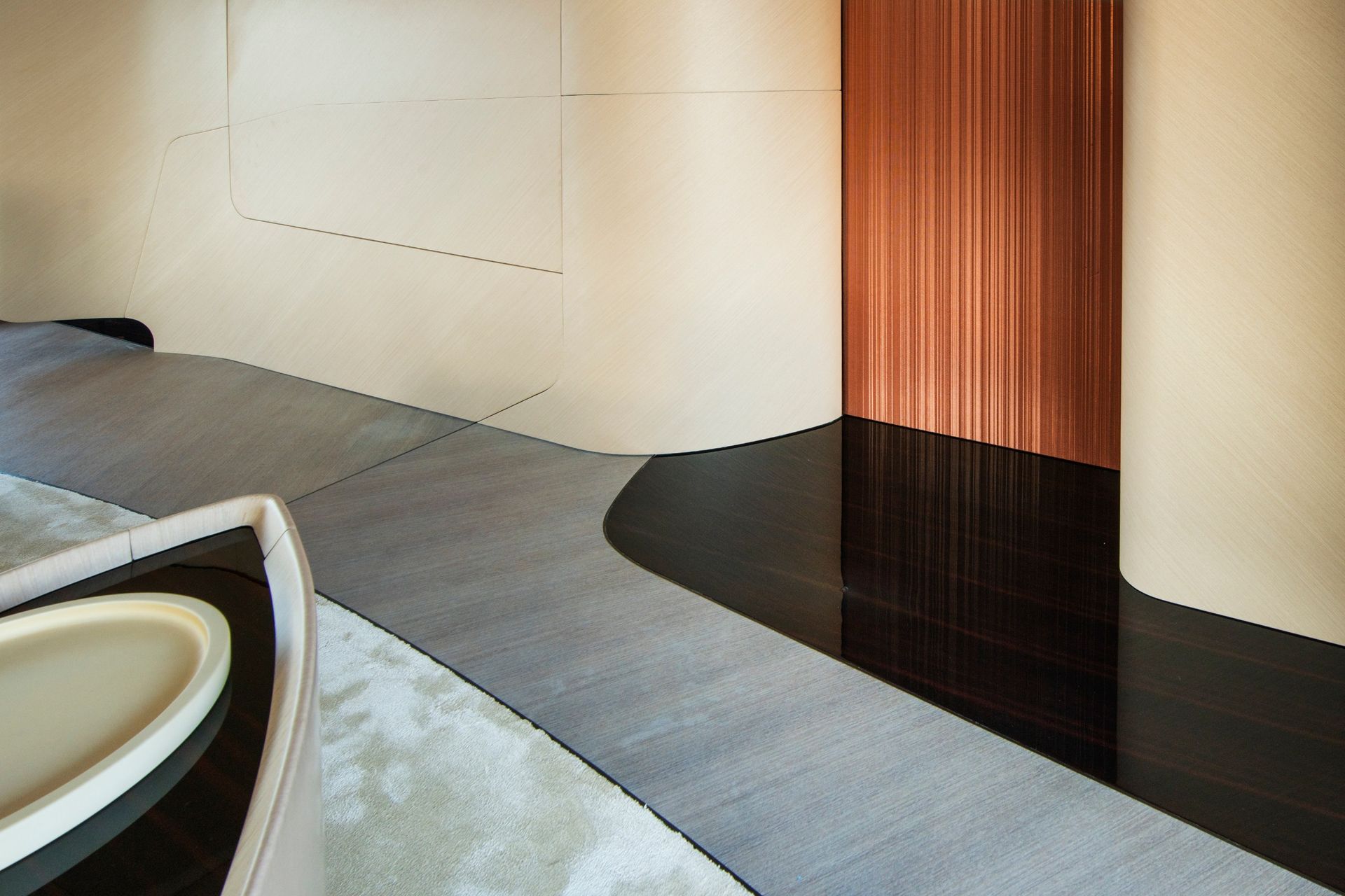 M/Y HEED interior details: joinery details
