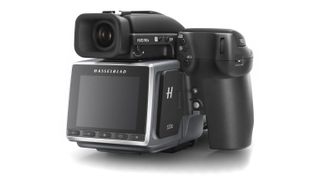 Hasselblad H6D camera on a white background