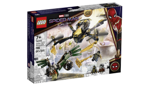 The Spider-Man’s Drone Duel Lego set from Spider-Man: No Way Home shows a fight between Spider-Man and Vulture