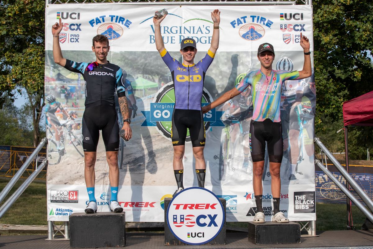 Mens podium GO Cross 2024 Day 2