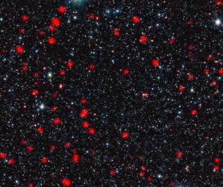 The LABOCA camera on the ESO-operated 12-meter Atacama Pathfinder Experiment (APEX) telescope reveals distant galaxies undergoing the most intense type of star formation activity known, called a starburst.
