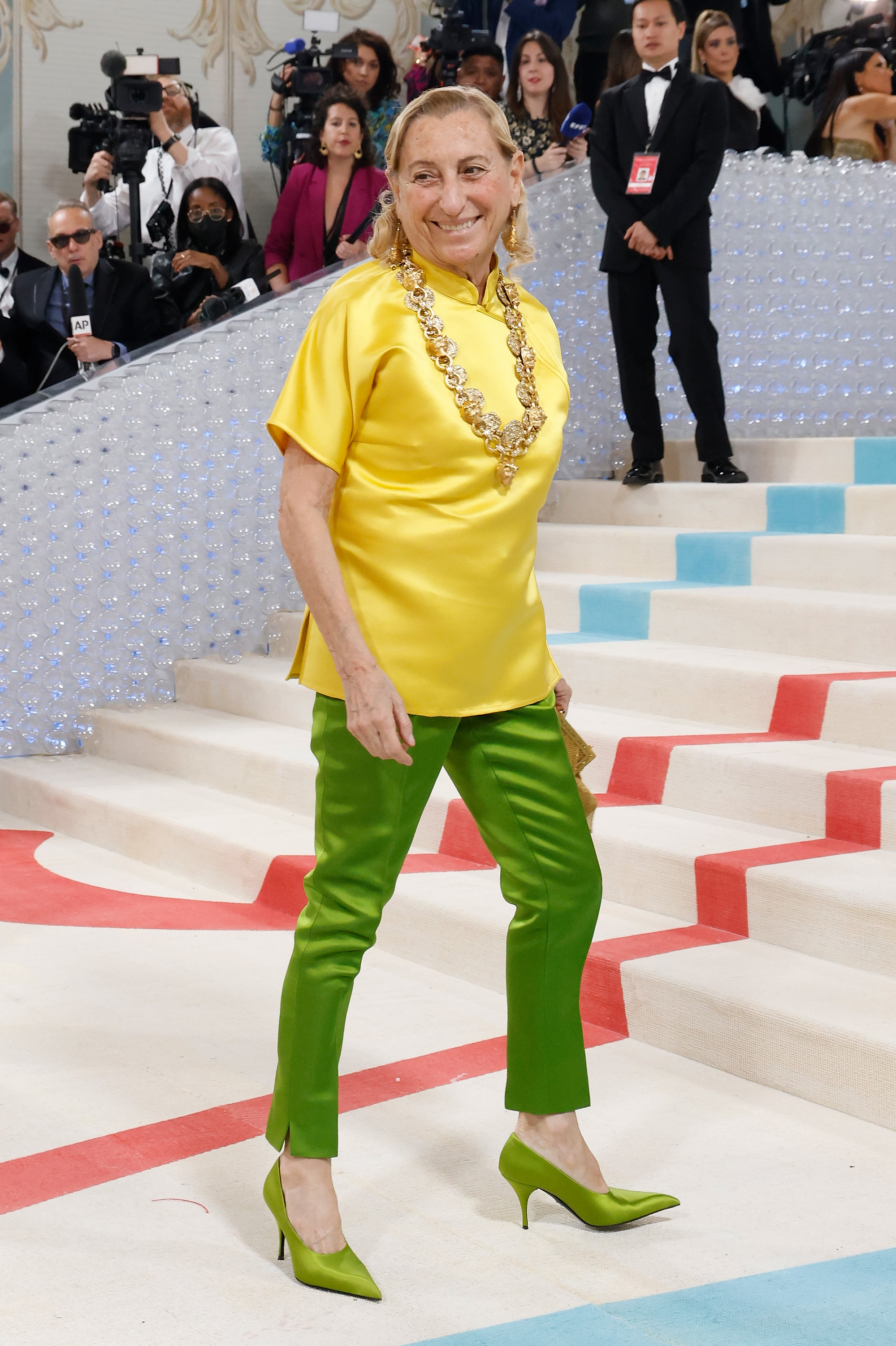 Miuccia Prada at the 2023 Met Gala.
