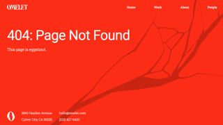 Omlet 404 pages screenshot