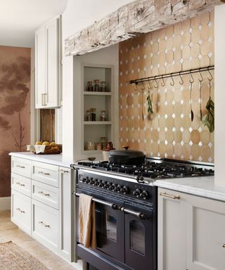 cooker in kitchen from fixer upper