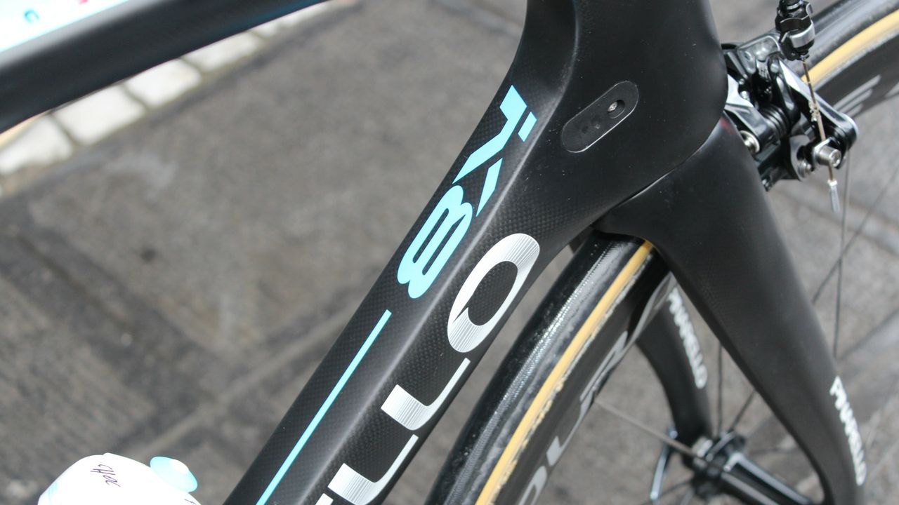 The K8 is similar to the K8-S bike that was launched at last year's Tour of Flanders with one key difference: no rear elastomer suspension