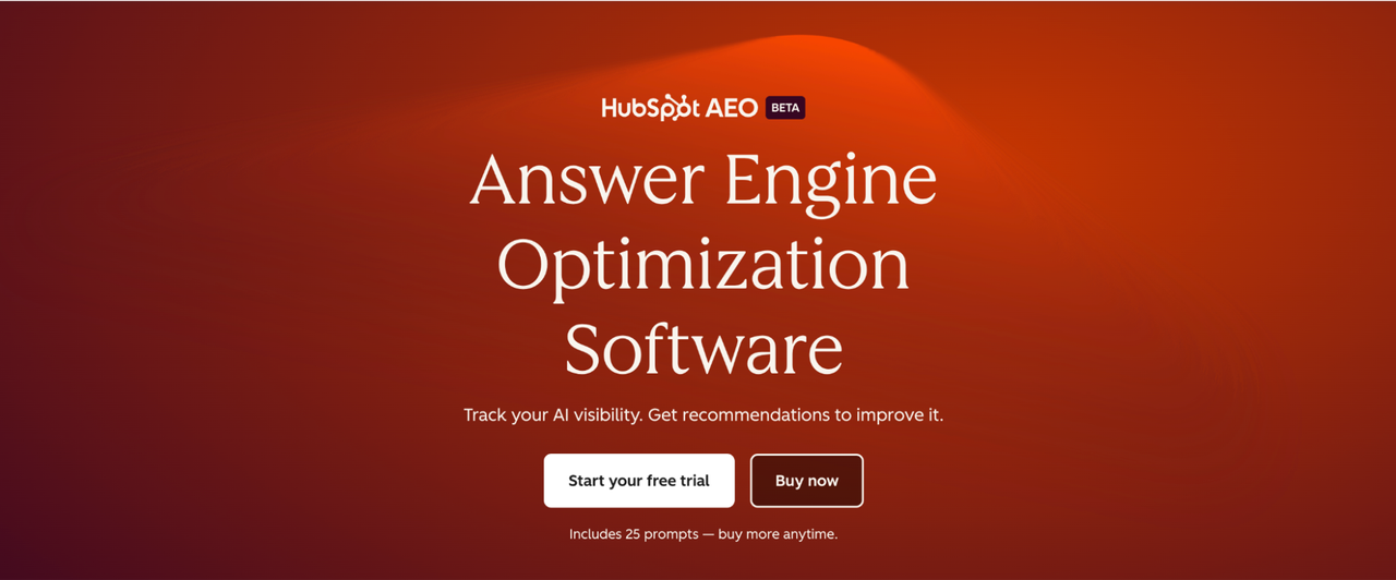 hubspot aeo software