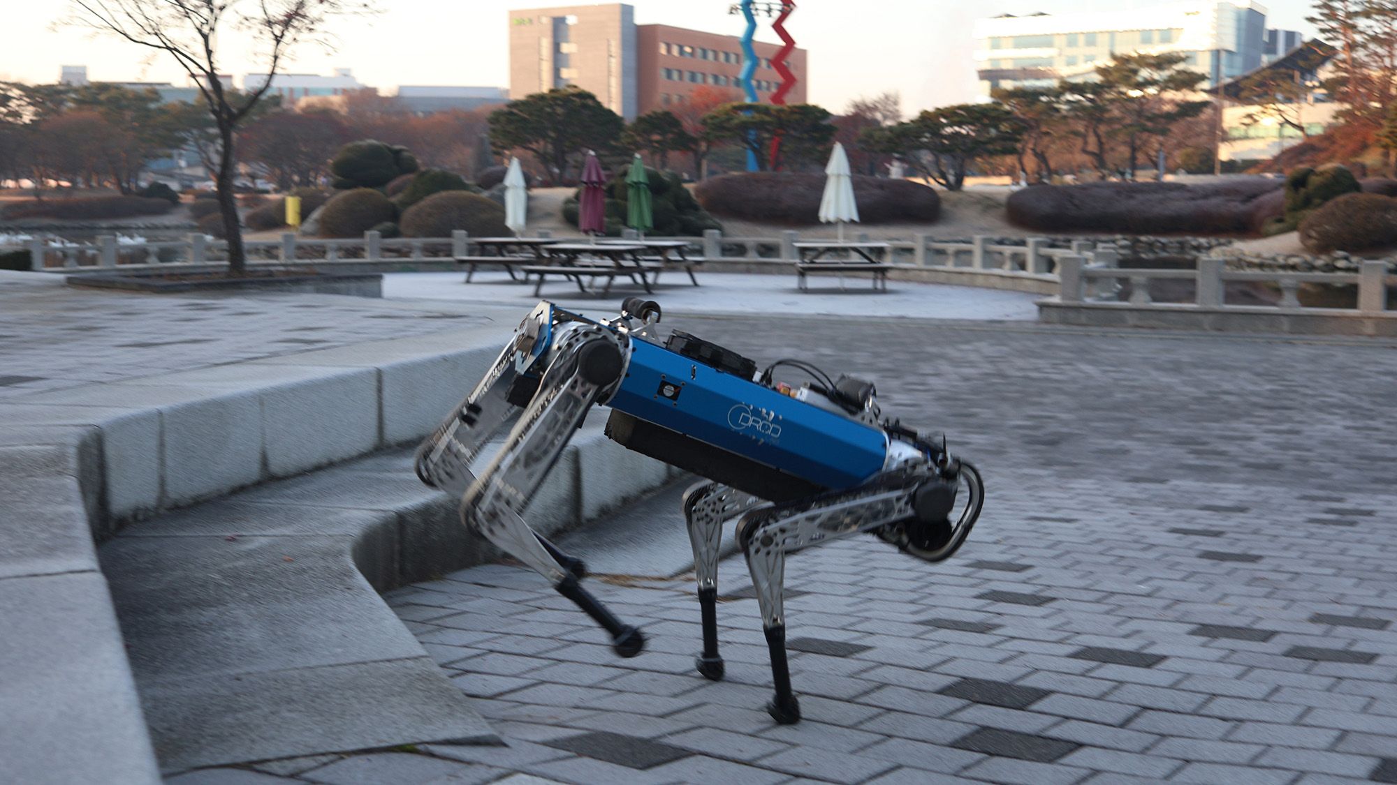 Robot dog can climb stairs, navigate a forest and bound over logs thanks to new, rapid AI training technique Robot dog can climb stairs, navigate a forest and bound over logs thanks to new, rapid AI training technique